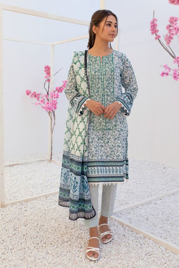 Zellbury Bale Green Eid Lawn 2022 Online Shopping